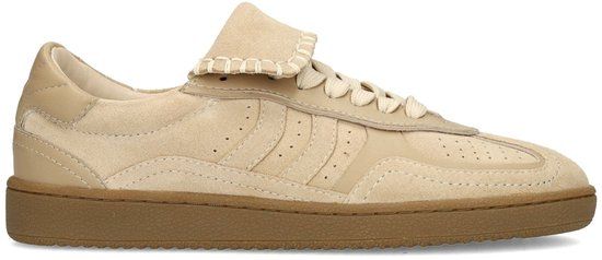 Sacha - Dames - Beige suède sneakers - Maat 40