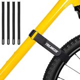 Merkloos Fietsenrek Fietsrek Fietswielhouder - Set van 4 - Verstelbaar - 65 cm - Antislip siliconen