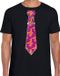 Bellatio Decorations Chemise pour homme - Cravate années 70 - noir - années 70 - fête ringarde - carnaval XL