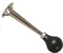 Atosa Klaxon de clown accessoires de déguisement - argent - klaxon à presser - 20 cm - métal