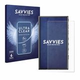 Savvies Screenprotector voor Sony Walkman NW-A306 - Folie Beschermfolie transparant 6 Stuks