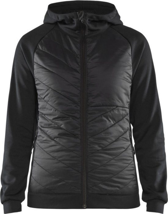 Blåkläder Dames hybride sweater 3464-2526 - Zwart/Donkergrijs - XXL