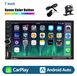Pioneer Autoradio - Lecteur multimédia 2-DIN - Écran tactile 7 pouces - CarPlay et Android Auto sans fil - Microphone et caméra - Commande au volant