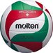 Molten 5M2000 Volleybal - Wit/Groen/Rood - Kunstleer - Kinderen en volwassenen