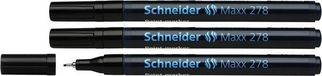 Schneider Schrijfwaren Schneider lakmarker - Maxx 278 - 0,8 mm - zwart - 3 stuks