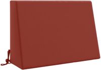 vidaXL Rugkussen SOEST 100% Polyester Rood 60 x 20 x 40 cm
