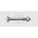 SWG 4009155711737 Boulons à tête plate M6 90 mm Hexagonal extérieur DIN 603 Acier zingué 100 pièce(s)