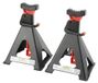 StarTech Ondersteuningsbokken - Krikbokken voor auto/bestelwagen/camper - Draagvermogen 6 ton - Hoogte 39–58,5 cm - Zwaar belastbaar staal - 2 stuks