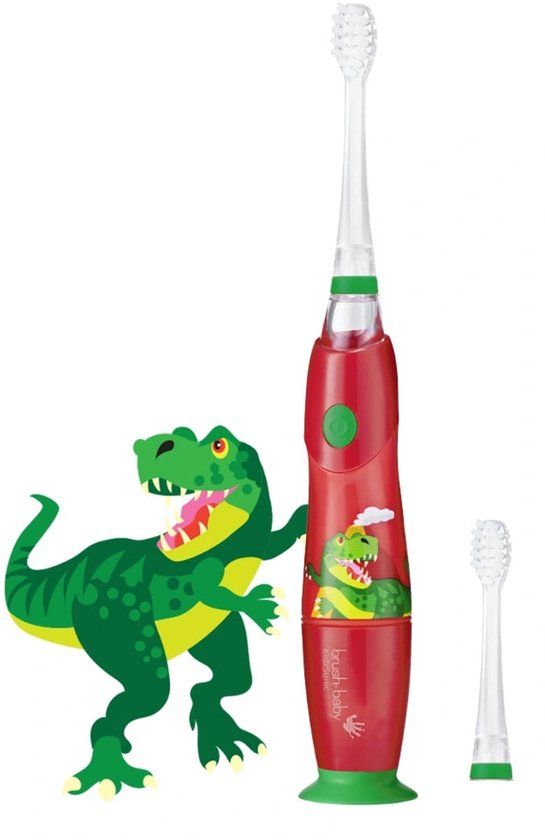 Brush-Baby KidzSonic Elektrische Tandenborstel (vanaf 3 jaar) - Rood