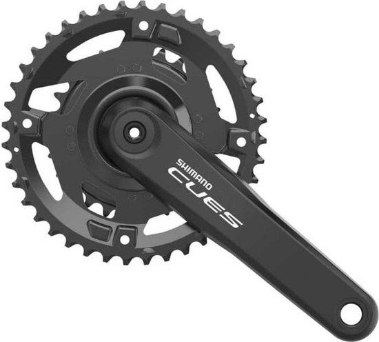 Shimano CUES FC-U4000 2x9/10/11-speed crankset, black, 170 mm