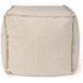 Lorena Canals Handgeweven Poef Beige 45x45x45 cm
