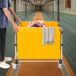 Acier Inoxydable Panier De Rangement De Vêtements Sales Commercial Pliable Pour Véhicule Grande Capacité 87x52x78cm