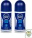 Nivea 2 x Fresh Active Roll-On Antiperspirant Deodorant pour Homme - 50 ml