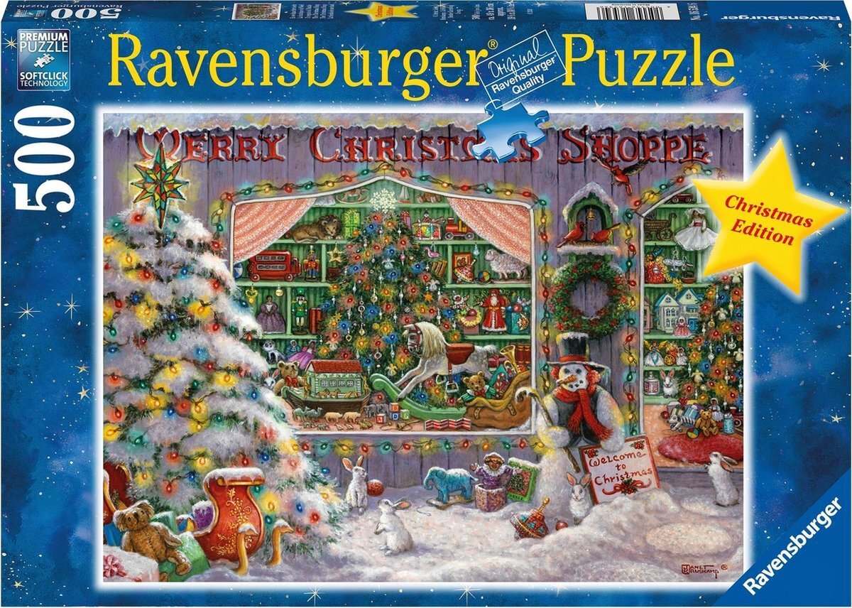 Ravensburger The Christmas Shop Puzzel (500 stukjes)