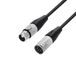 Adam Hall Cables 4 STAR DGH 5 0300 DMX-kabel, Rean 5-polige XLR 5-pins bezet, zwart, 3m