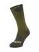 SEALSKINZ Raynham Waterdichte halflange sokken voor alle seizoenen, waterdicht, voor alle seizoenen, uniseks (1 stuk), Olijf/Grijs Heather