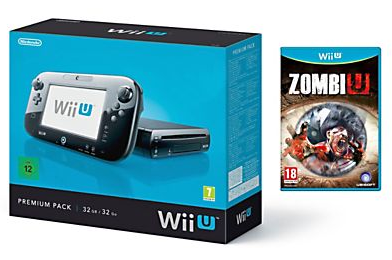 Nintendo Wii U 32GB Zombi U Premium Pack 32GB / zwart