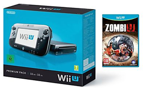 Nintendo Wii U 32GB Zombi U Premium Pack 32GB / zwart