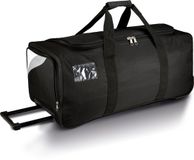 PROACT® Grote sporttas op wieltjes - 65 L PA534 - Black / White / Light Grey