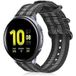 Samsung Galaxy Watch Active / Active 2 Nylon Bracelet (Noir / Gris)