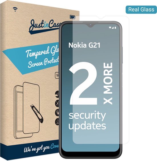 Just in Case Nokia G11/G21 Tempered Glass - Transparant
