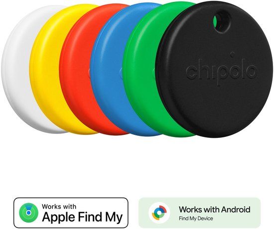 Chipolo Pop - Bluetooth Tracker - 6 Pack - MultiColor