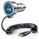 JOYROOM Chargeur de voiture 12V/24V avec fonction de charge rapide, 60W, adaptateur USB-C, voiture/voiture particulière, câble de chargement USB-C