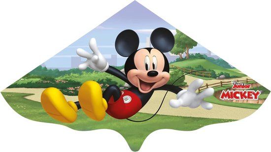 Günther Flugspiele Mickey Mouse Vlieger - 1150mm Spanwijdte - Kleurloos