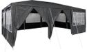 vidaXL Partytent 600 x 400 x 266 cm Antracietkleurig Polyetheen