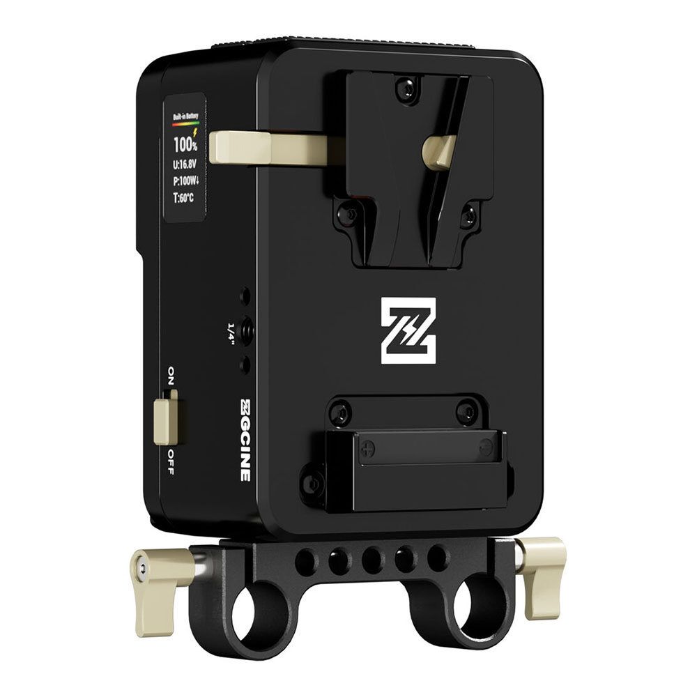 ZGCINE VM-HS1 Hot-swap V-Mount Battery Plate Zwart
