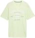 Tom Tailor - T-shirt met logoprint - Maat L - lime cream green