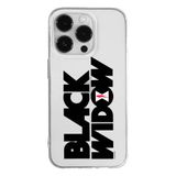 ERT GROUP mobiel telefoonhoesje voor Apple Iphone 14 PRO MAX origineel en officieel erkend Marvel patroon Black Widow 011