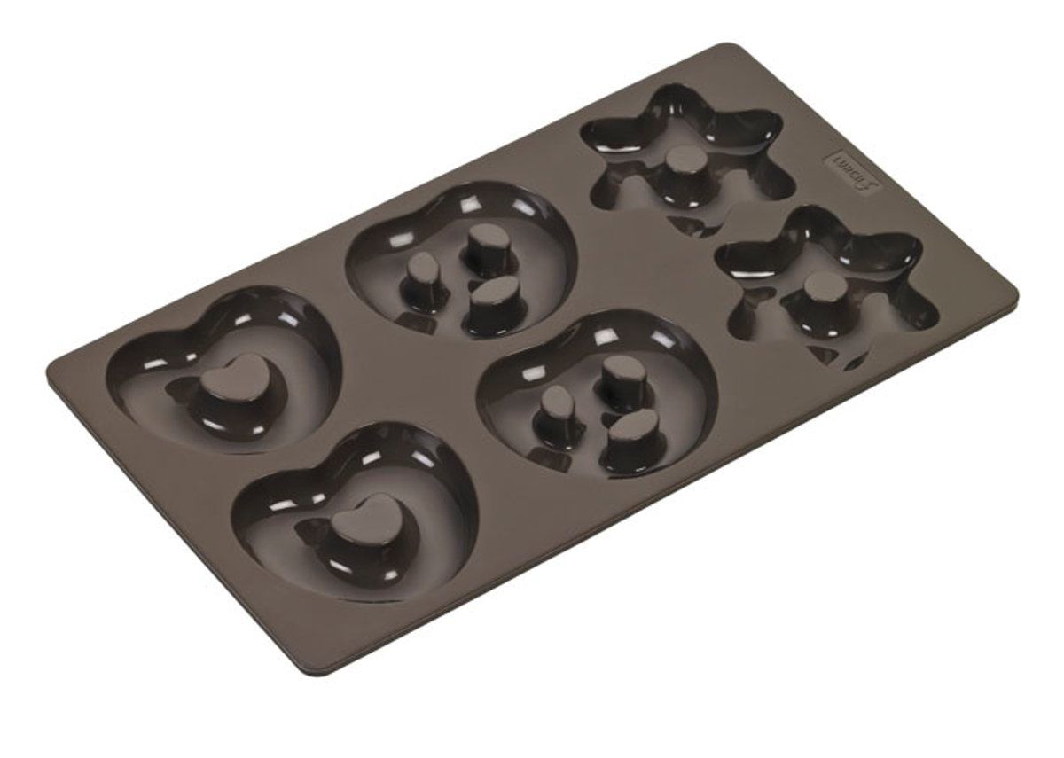Lurch Flexiform Bakvorm voor 6 peperkoeken - Silicone - 17x30cm