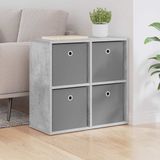vidaXL Dressoir Beton Grijs 59,5 x 27 x 57 cm