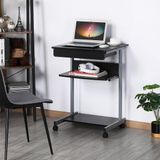 Elysium Bureau table d'ordinateur table de travail noir