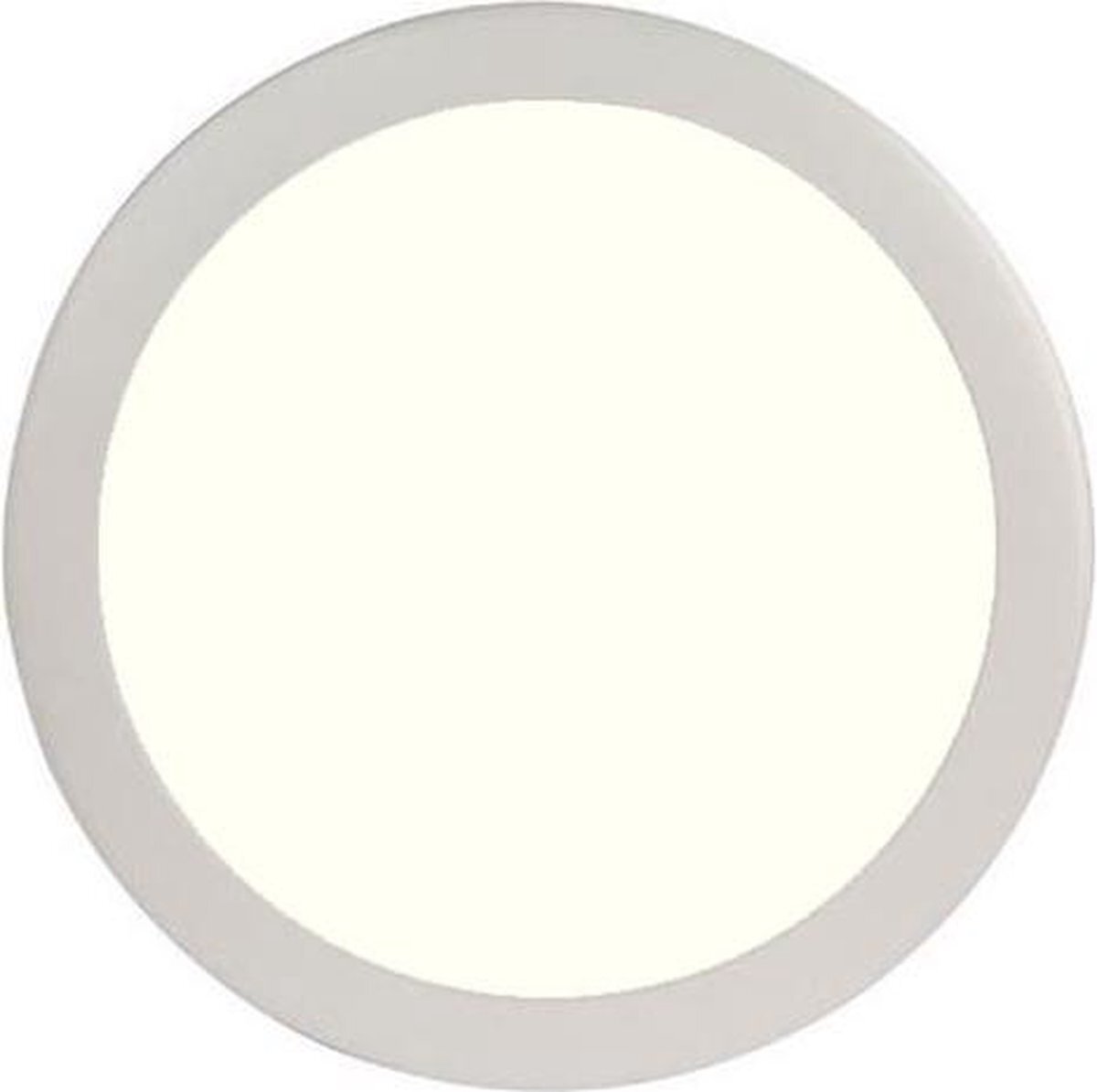 Qualu LED Paneel Slim - Ø30 Natuurlijk Wit 4200K - 24W Inbouw Rond - Mat Wit - Flikkervrij