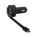 xqisit 20425 - Chargeur de voiture - Noir