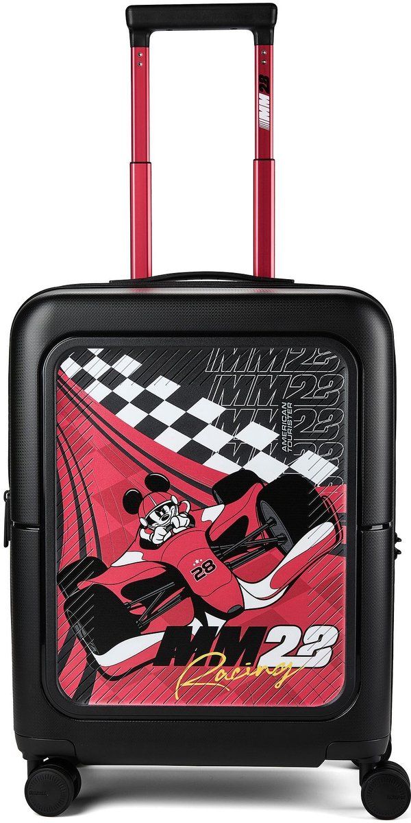 American Tourister Dashpop Disney Spinner 55 / 20 EXP TSA Racing Mickey zwart