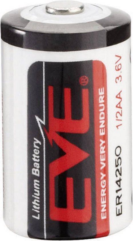 EVE ER14250 Speciale batterij 1/2 AA Lithium 3.6 V 1200 mAh