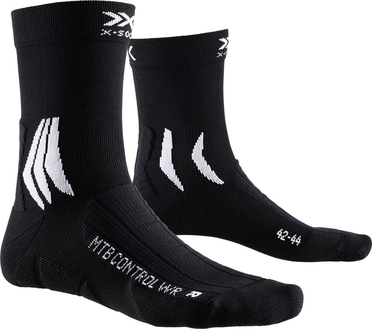 X-SOCKS Mtb Control Wr Fietssokken Zwart Wit