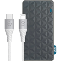 BlueBuilt Powerbank 10.000 mAh + Lightning Kabel 1,5m Wit