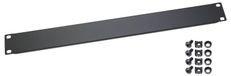 HMF 66470-02: Blinde afdekplaat voor serverkast, 19 inch, zwart