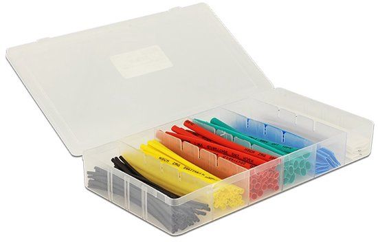 Delock Krimpkous assortiment in handige bewaardoos - 100 stuks / diverse kleuren