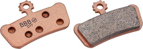 BBB Cycling DiscStop Gesinterde Remblokken - Schijfremblokken - Compatibel met SRAM & Avid Schijfremmen - Koper - BBS-39S