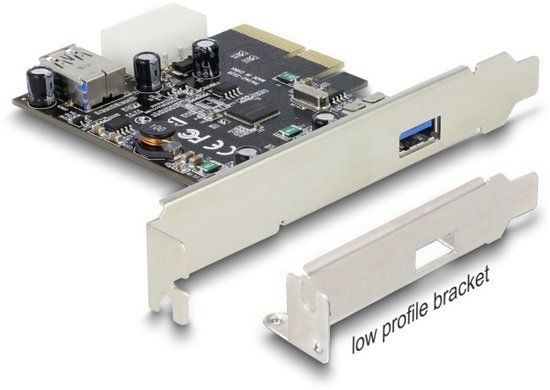 Delock 89399 Interfacekaart/-adapter Intern USB 3.2 Gen 1 (3.1 Gen 1) PCIe
