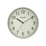 Ronde kwartswandklok van 25 cm, geruisloze wandklok, modern en stil. Gemakkelijk leesbare cijfers. Geschikt voor kantoor, woonkamer, keuken, school, sportschool, enz.