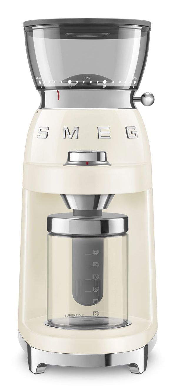 SMEG CGF03CREU Burr Grinder - Cream