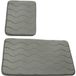 Euromat Sumba Badmattenset Lichtgrijs Antislip 2 Delig