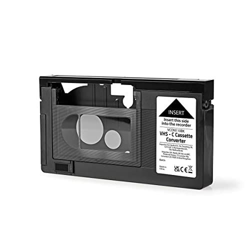 VHS-Converter Nedis VHS-Converter - Conversie: VHS-C naar VHS - Plug and play - Zwart