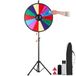 OEM VEVOR Roue de Loterie de 61 cm, Roue de Fortune, Support Trépied à Hauteur Réglable, Carton Acrylique Effaçable à Sec avec Mousse PVC, 14 Secteurs, pour Fêtes, Salons, Carnavals, Foires, Promotions